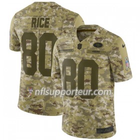 Maillot Homme San Francisco 49ers RICE 80 Nike Salute to Service